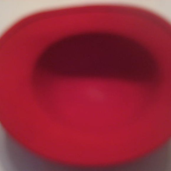 Womens Ladies Wool Hat Fedora Red By Lancaster 1950s 1960s - Picture 4 of 5